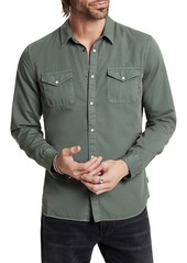 John Varvatos Marshall Western Button Front Long Sleeve Shirt