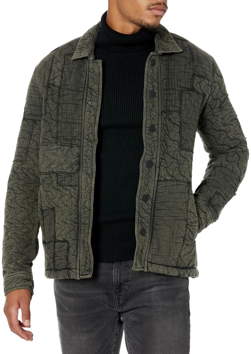 John Varvatos Men's Barton Jacket KELP