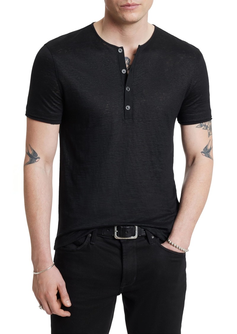 John Varvatos Men's Bleecker Henley