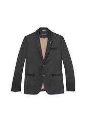 JOHN VARVATOS Men's Bryson Snap + Zipper Detail Soft Jacket Jvs1766y2