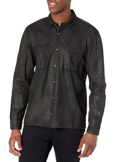 John Varvatos Men's Cole Regular FIT Long Sleeve Shirt  XS