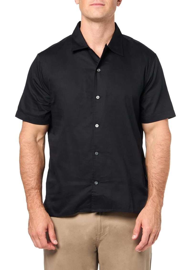 John Varvatos Men's Danny Camp Shirt