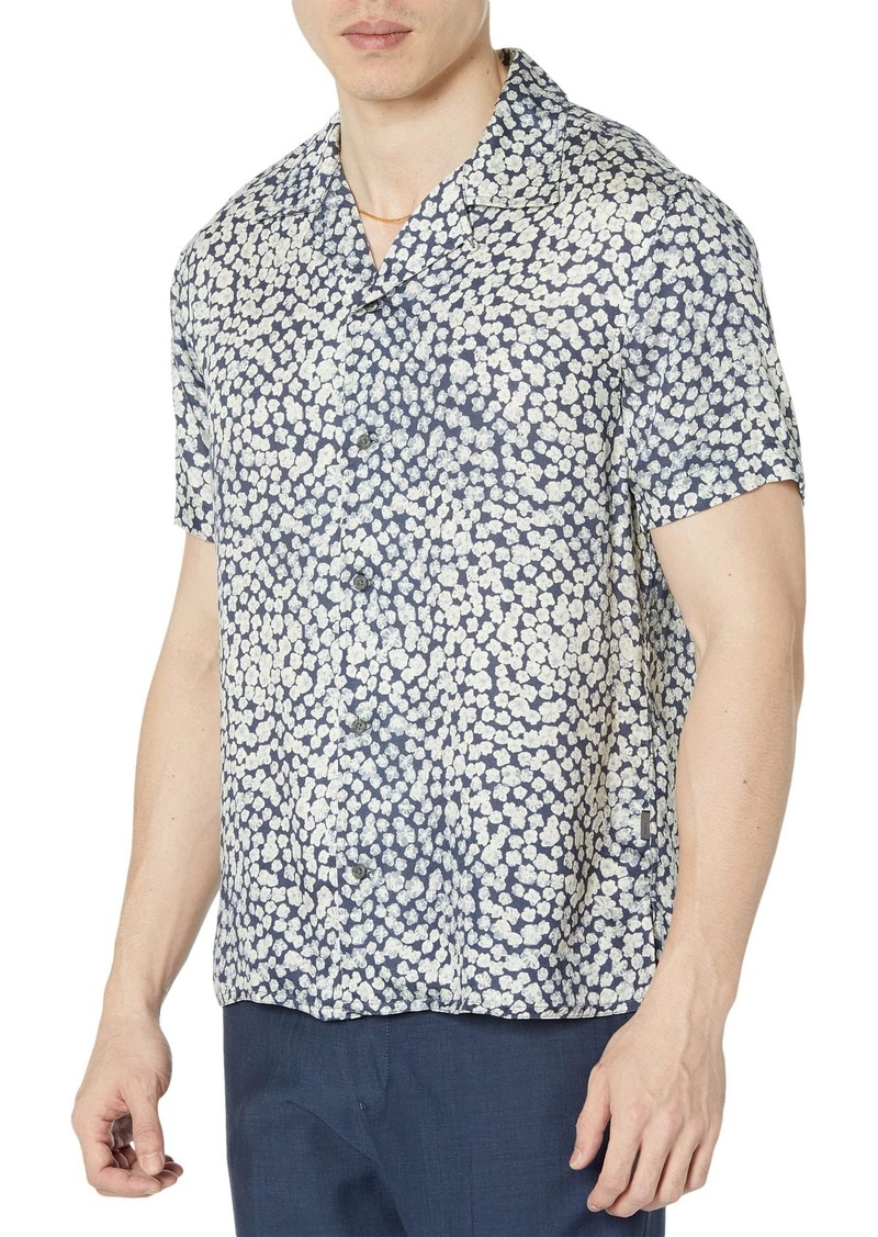 John Varvatos Men's Danny Camp Shirt