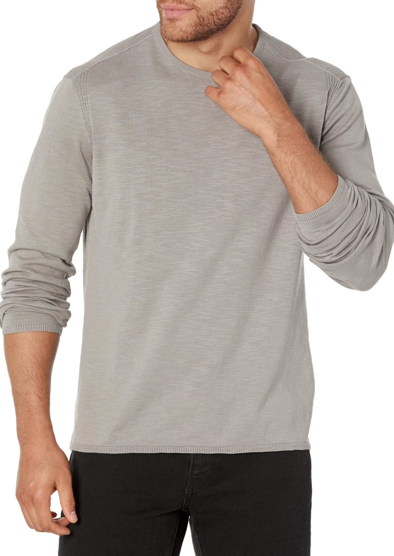 John Varvatos Men's Eli Long Sleeve Crew MED Grey