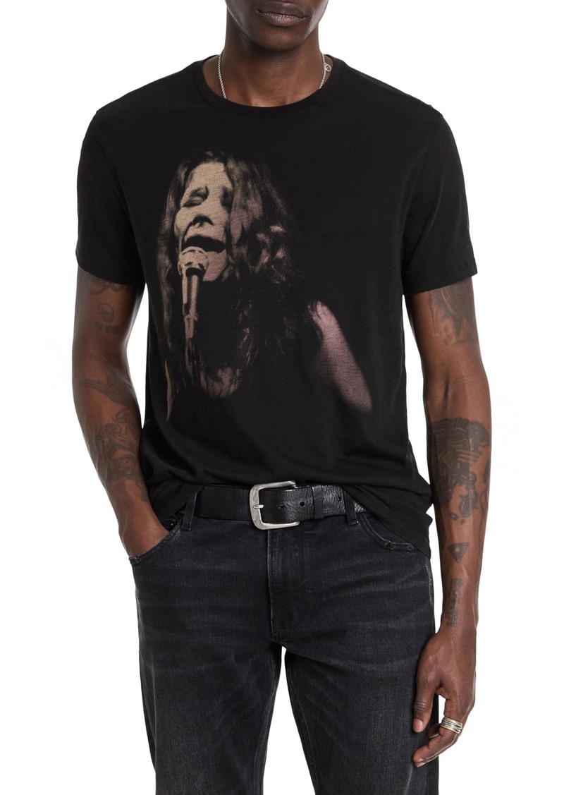 John Varvatos Men's Janis Joplin Tee