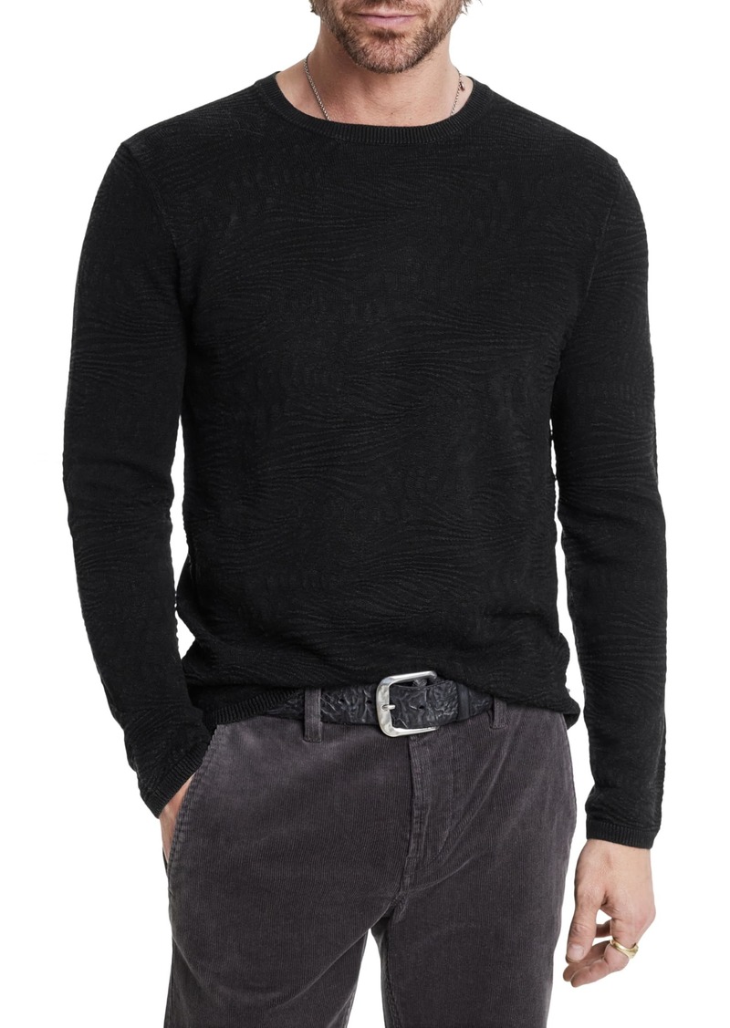 John Varvatos Men's Mercer Long Sleeve Crew