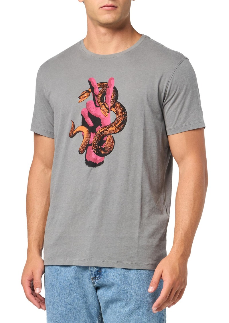 John Varvatos Men's Peace Snake Tee