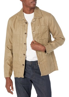 JOHN VARVATOS Men's Ricardo Inspired Utility Shirt Jacket Butt
