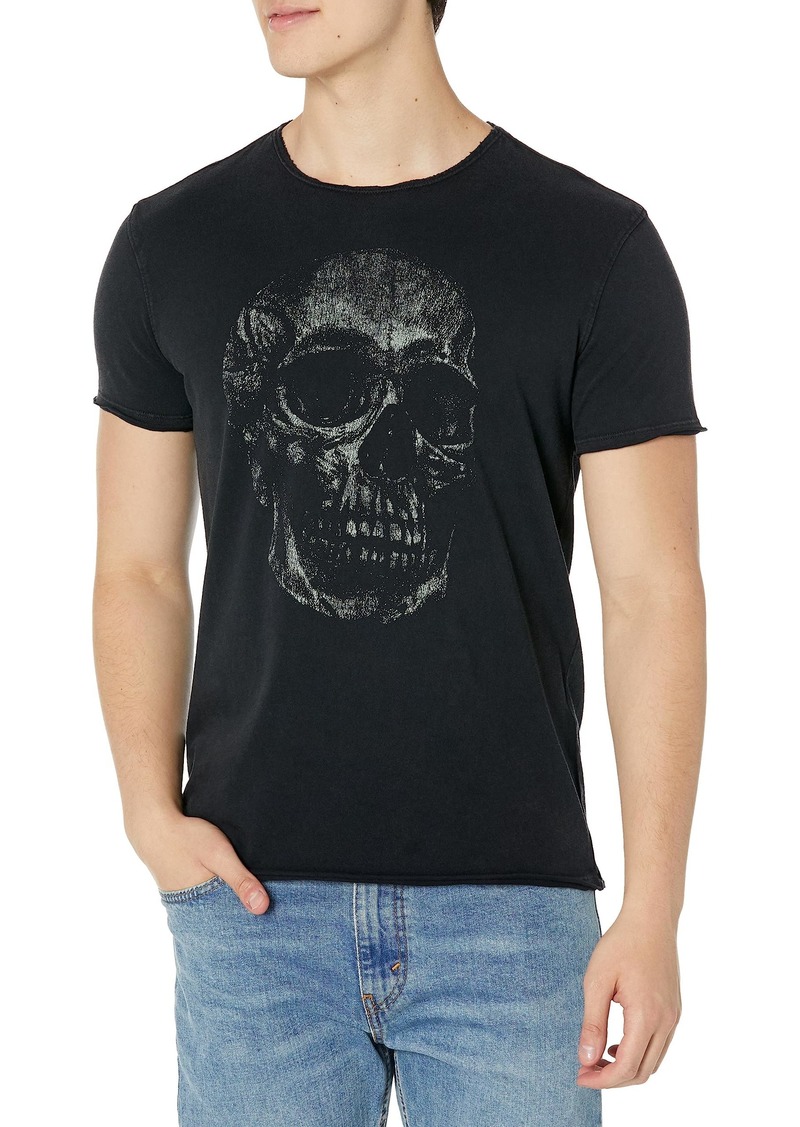 John Varvatos Men's Short Sleeve Graphic Tee Skull BLACK