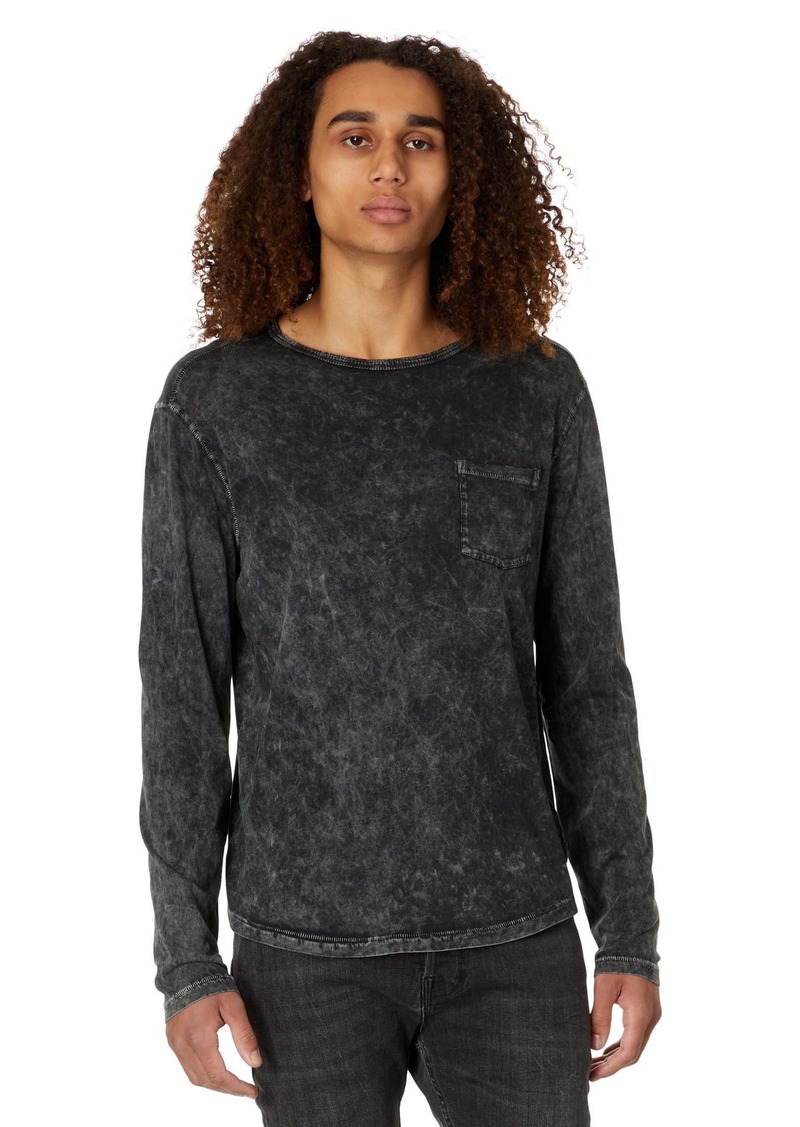 John Varvatos Men's Sid Long Sleeve Crew Sting RAY