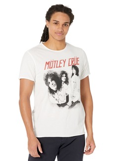 John Varvatos Men's SS RAW Edge TEE-Motley Crue Straight Jackets  M