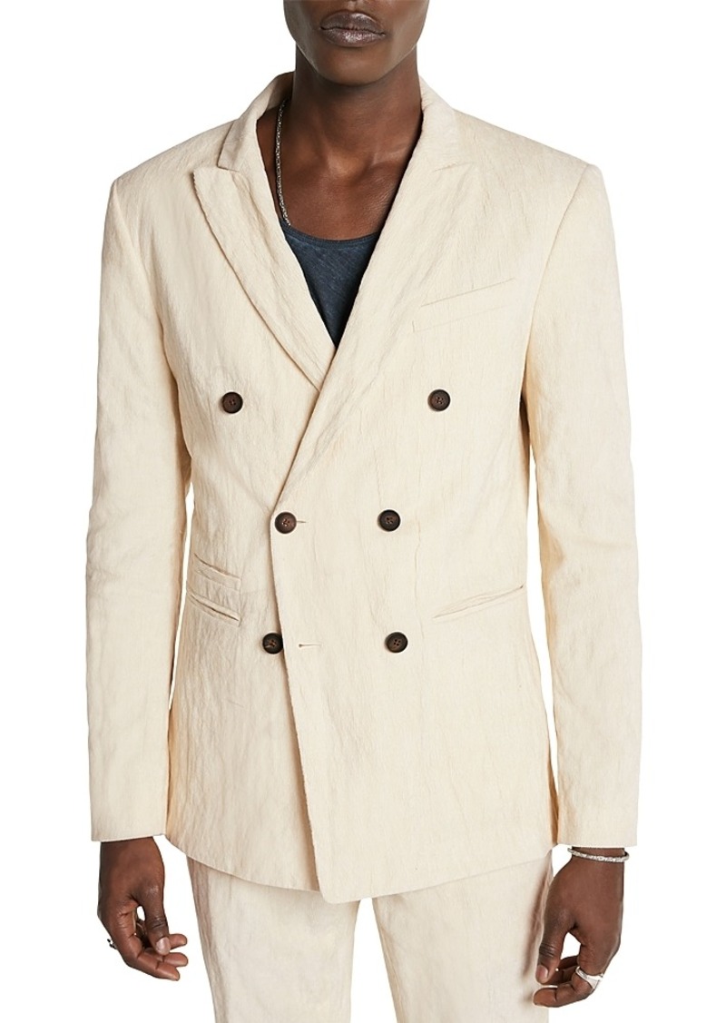 John Varvatos Namo Peak Lapel Double Breasted Jacket