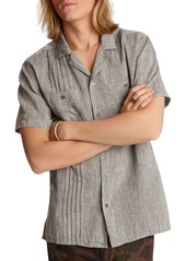 John Varvatos Star USA Benny Pintucked Easy Regular Fit Shirt