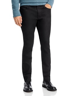John Varvatos Star Usa Bowery Slim Straight Fit Jeans in Jet Black