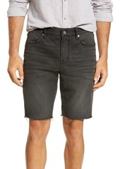 John Varvatos Star USA Bowery Slim Straight Jean Shorts in Black at Nordstrom