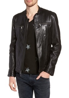 John Varvatos Star USA John Varvatos Regular Fit Leather Jacket