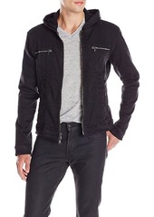 John Varvatos Men's Hooded Jean Jacket  XL