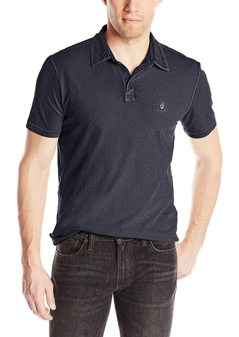 John Varvatos Star USA Men's Short Sleeve Peace Polo