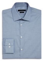 John Varvatos Star USA Micro Check Regular Fit Dress Shirt