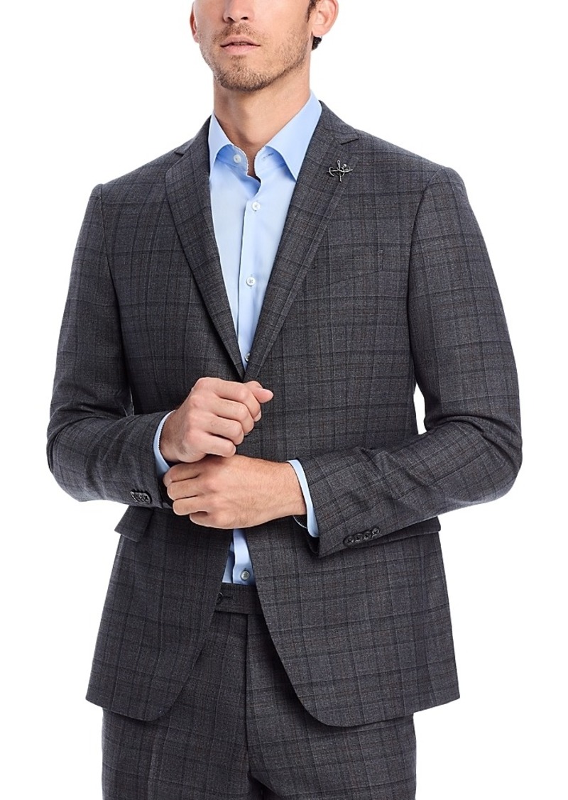 John Varvatos Star Usa Plaid Slim Fit Suit Jacket