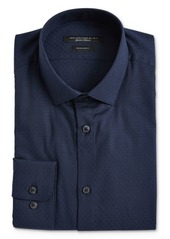 John Varvatos Star USA Textured Dot Regular Fit Dress Shirt
