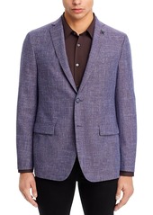 John Varvatos Star Usa Textured Solid Slim Fit Sport Coat