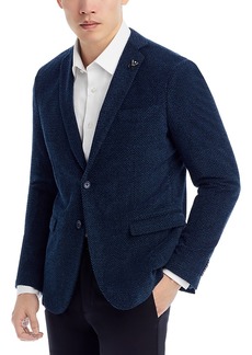 John Varvatos Star Usa Varick Micro Chenille Herringbone Slim Fit Sport Coat