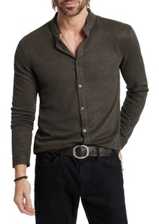 John Varvatos Valdez Regular Fit Linen Button-Up Shirt