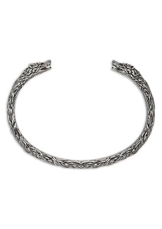 John Varvatos Wolf Sterling Silver Cuff Bracelet