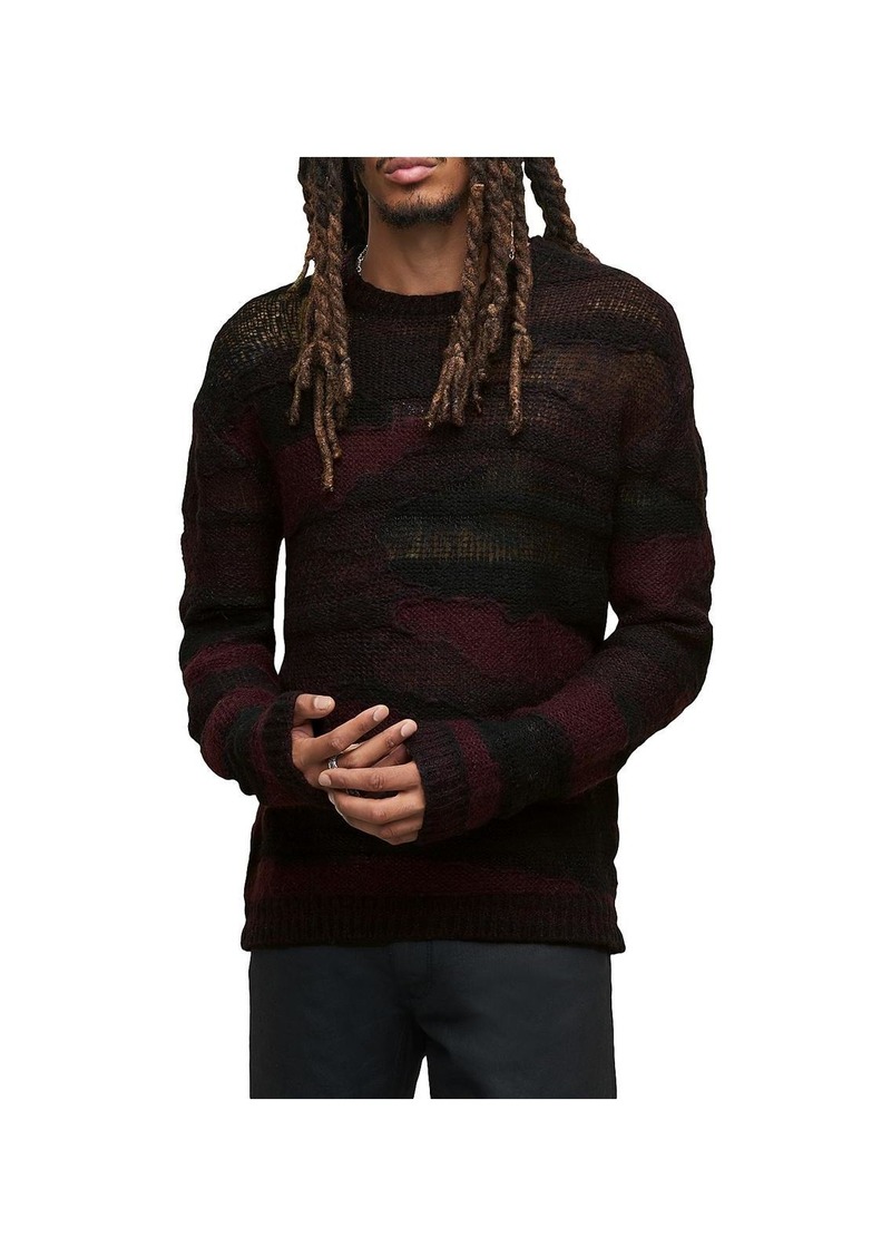 John Varvatos Mens Knit Long Sleeve Pullover Sweater