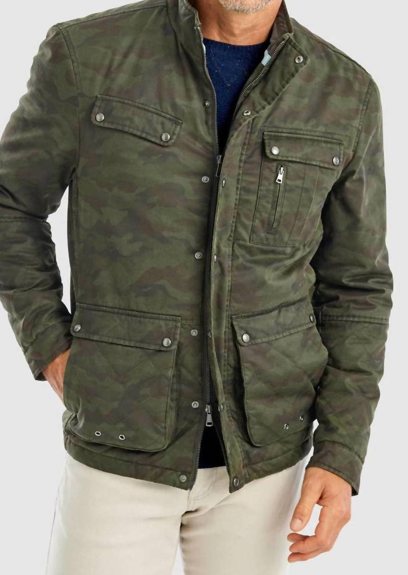 Johnnie-O Coburn Utility Jacket In Camo