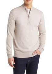 johnnie-O Baron Half Zip Wool Blend Sweater
