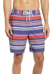 johnnie-O Bunbury Stripe Board Shorts