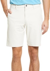 johnnie-O Cross Country Prep Performance Flat Front Shorts in Stone at Nordstrom