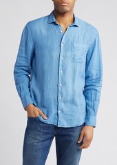 johnnie-O Emory Solid Linen Button-Up Shirt