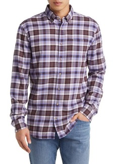 johnnie-O Garner Tucked Plaid Button-Down Shirt