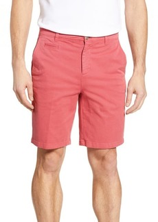 johnnie-O Neal Stretch Twill Shorts in Malibu Red at Nordstrom