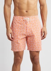 johnnie-O Samet Printed Swim Trunks