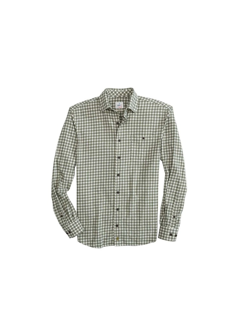 Johnnie-O Men's Hyat Hangin' Out Button Up Shirt In Balsam