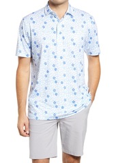 Men's Johnnie-O Crewe Floral Performance Polo