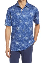 johnnie-O Slim Fit Floral Prep-Formance Polo in Twilight at Nordstrom