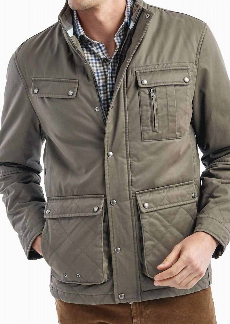 Johnnie-O Men's Norton Utility Jacket In Pine