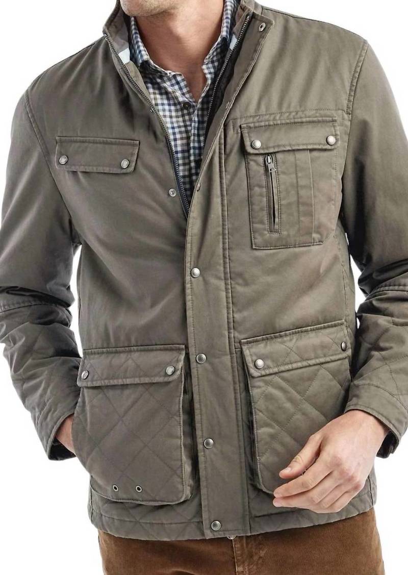 Johnnie-O Men's Norton Utility Jacket In Pine