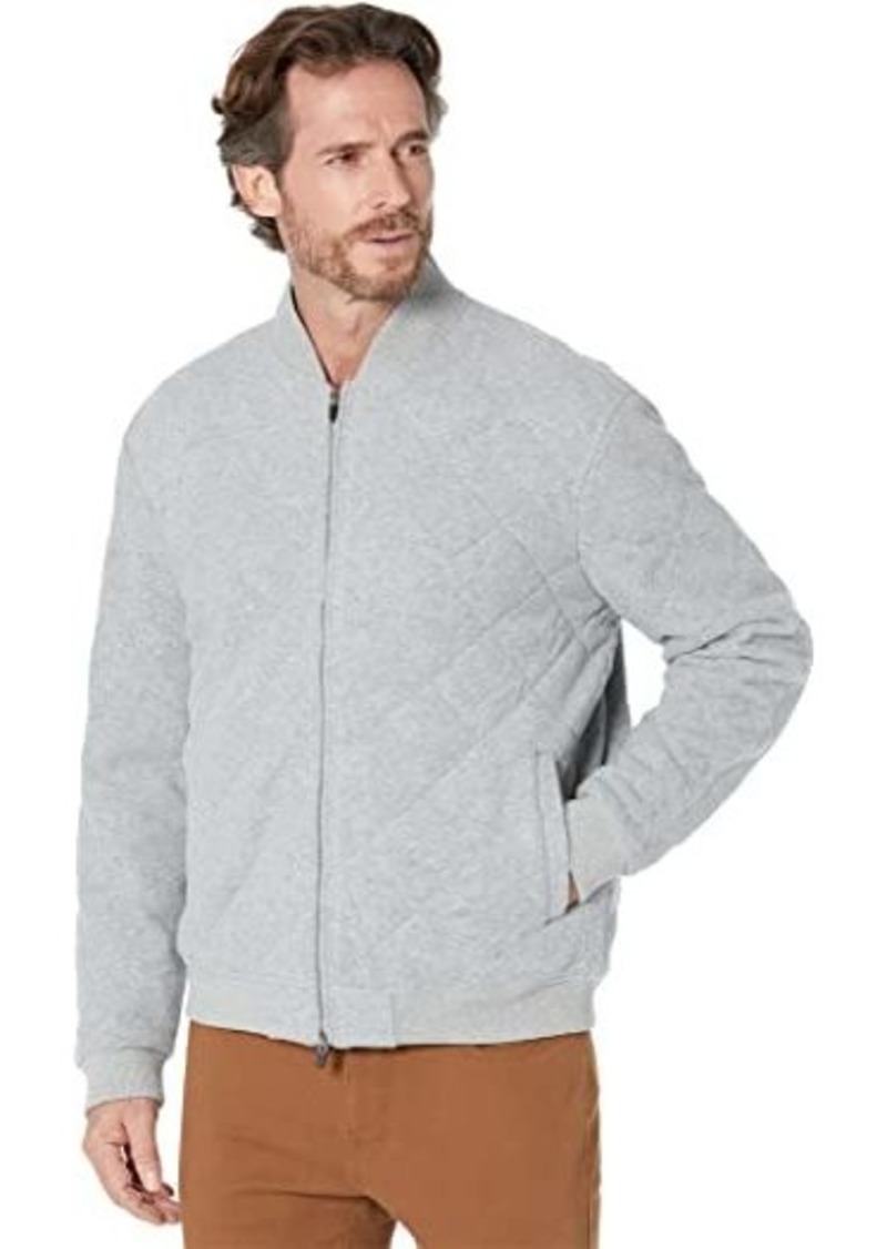 Johnnie-O Newcastle Quilted Fleece Bomber Jacket