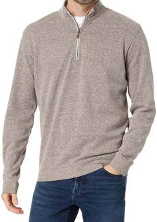 Johnnie-O Sully 1/4 Zip Pullover In Bison