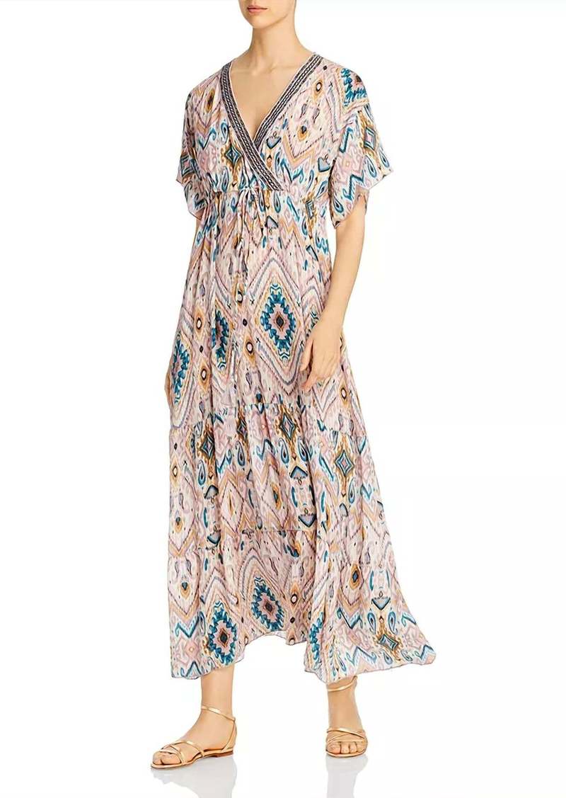 Johnny Was Alona Tiered Maxi Dress In Multi