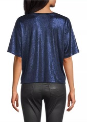 Johnny Was Andi Oversized Metallic T-Shirt