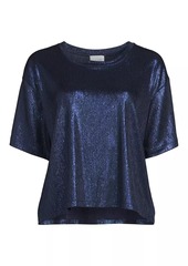 Johnny Was Andi Oversized Metallic T-Shirt