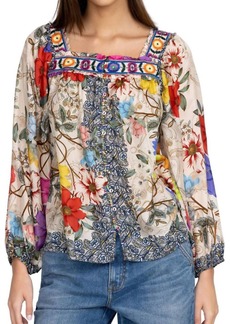 Johnny Was Archibal Luciana Blouse In Multi