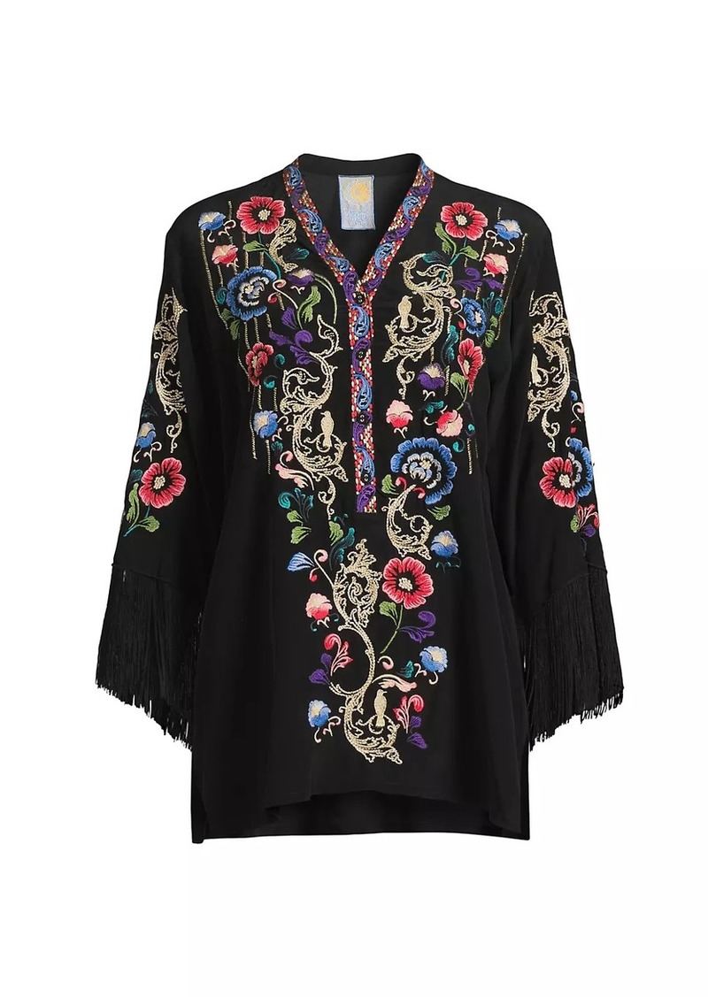 Johnny Was Bahia Silk Tunic